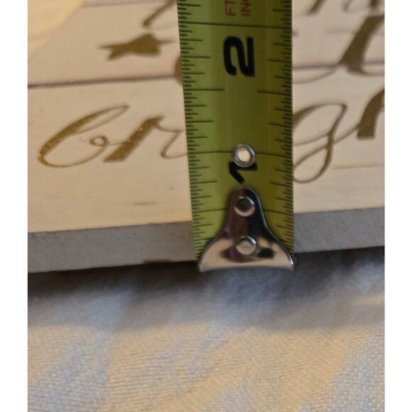 Distressed White Gold Nursey Sign Decor Twinkle Twinkle My Little Bright Star - Picture 14 of 14